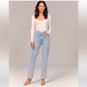 High waisted A&F jeans